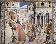 Benozzo Gozzoli The School in Tagaste oil on canvas